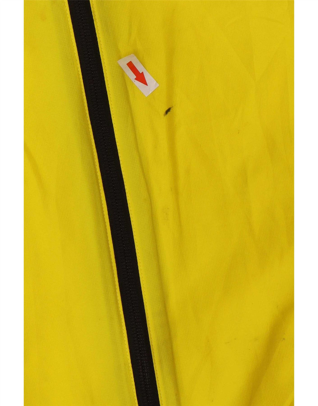 Adidas Mens Clima Proof Rain Jacket UK 40 Large Yellow Polyester