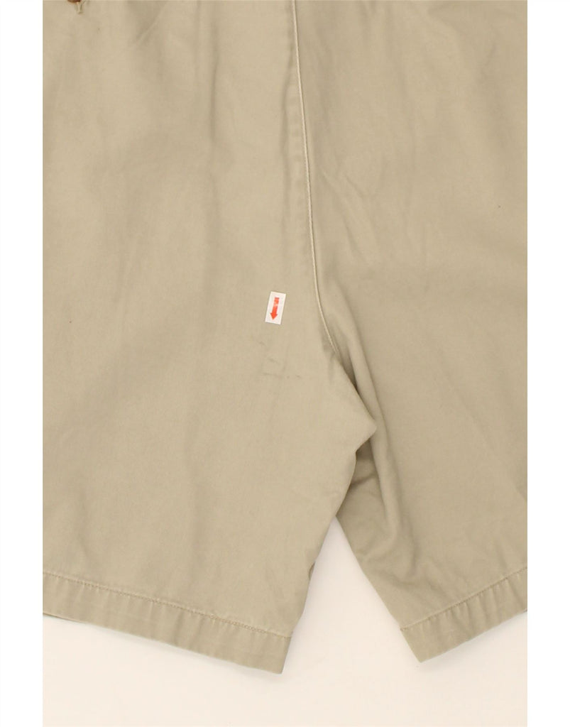 IZOD Mens Pegged Chino Shorts W38 XL Beige Cotton Vintage Izod and Second-Hand Izod from Messina Hembry 