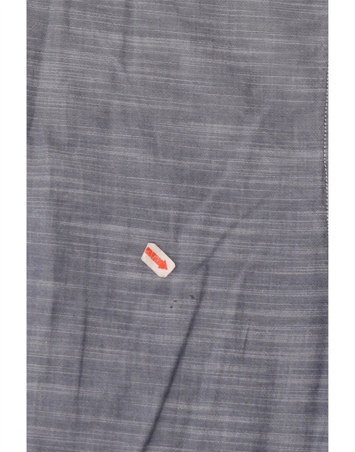 LEE Mens Regular Fit Short Sleeve Shirt 2XL Blue Cotton