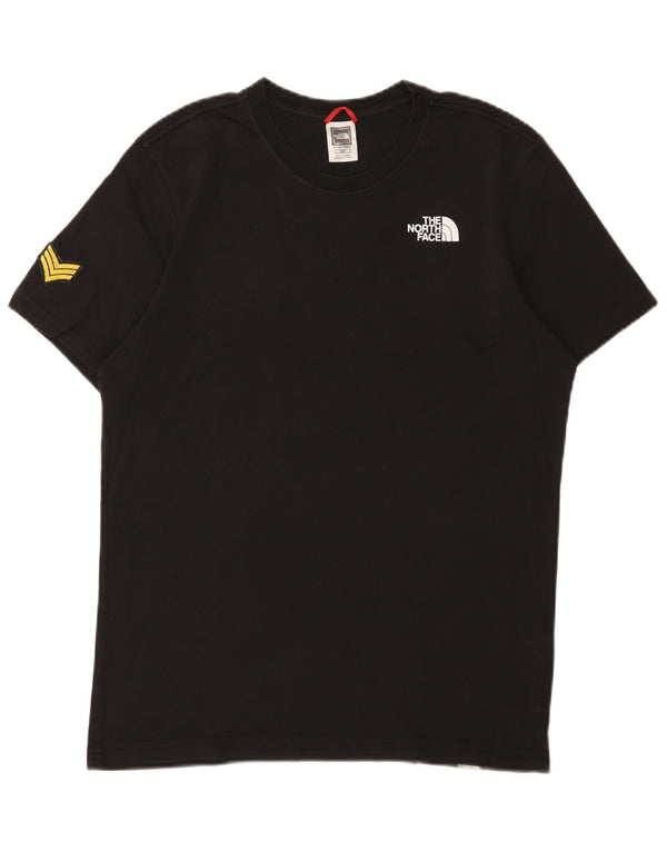 The North Face Mens Graphic T-Shirt Top Medium Black Cotton