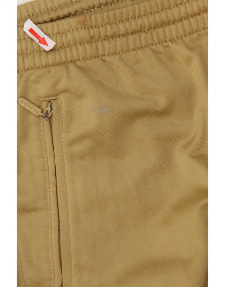 Adidas Mens Graphic Tracksuit Trousers Medium Khaki Polyester