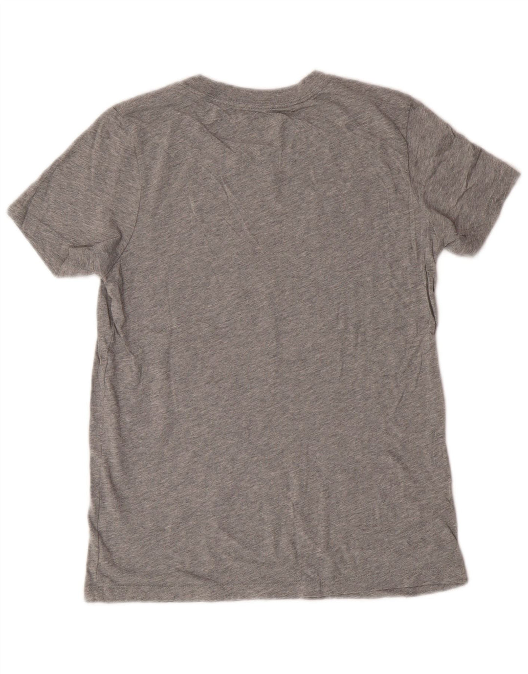 Converse Womens Graphic T-Shirt Top UK 12 Medium Grey Cotton