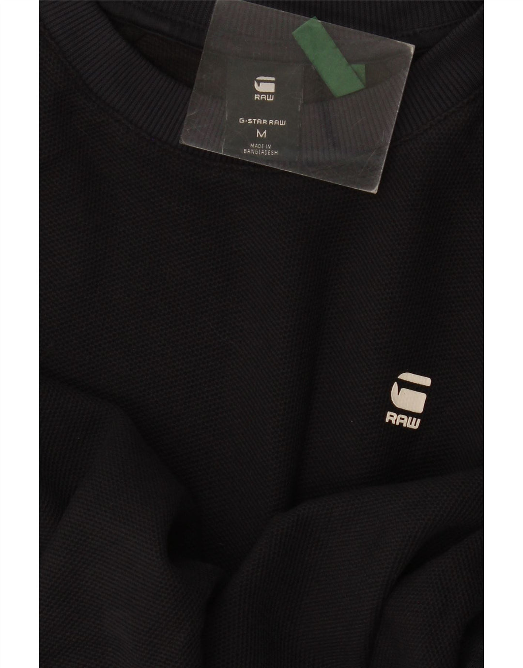 G-Star Mens Sweatshirt Jumper Medium Black