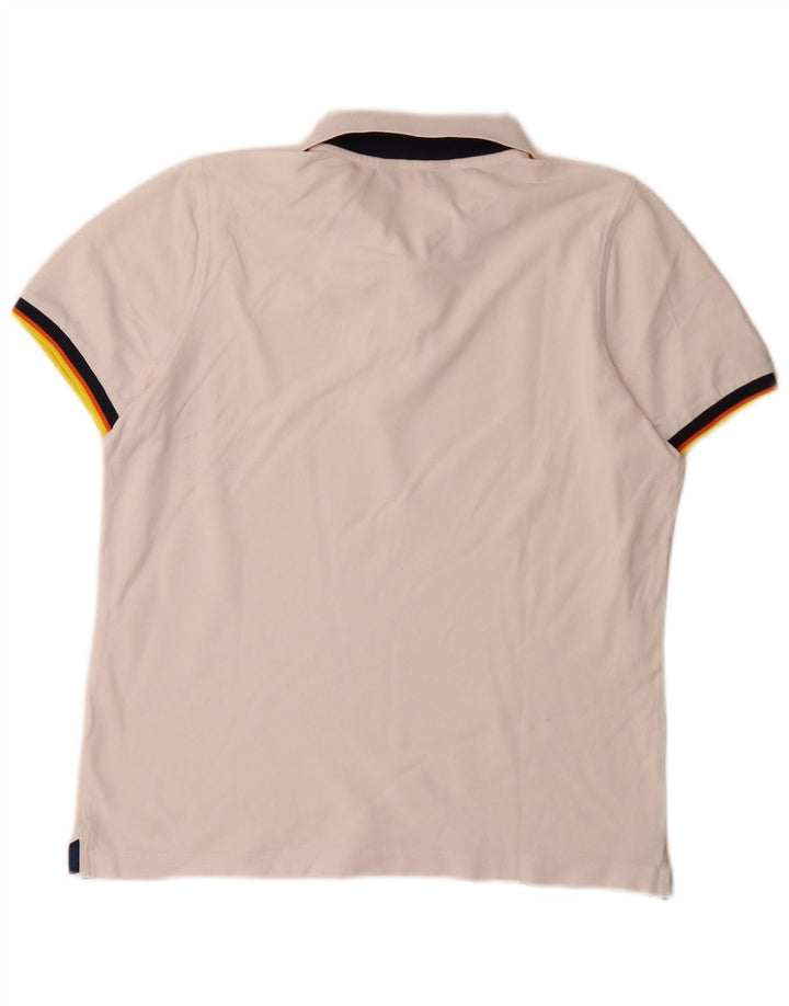K-Way Mens Polo Shirt Medium White