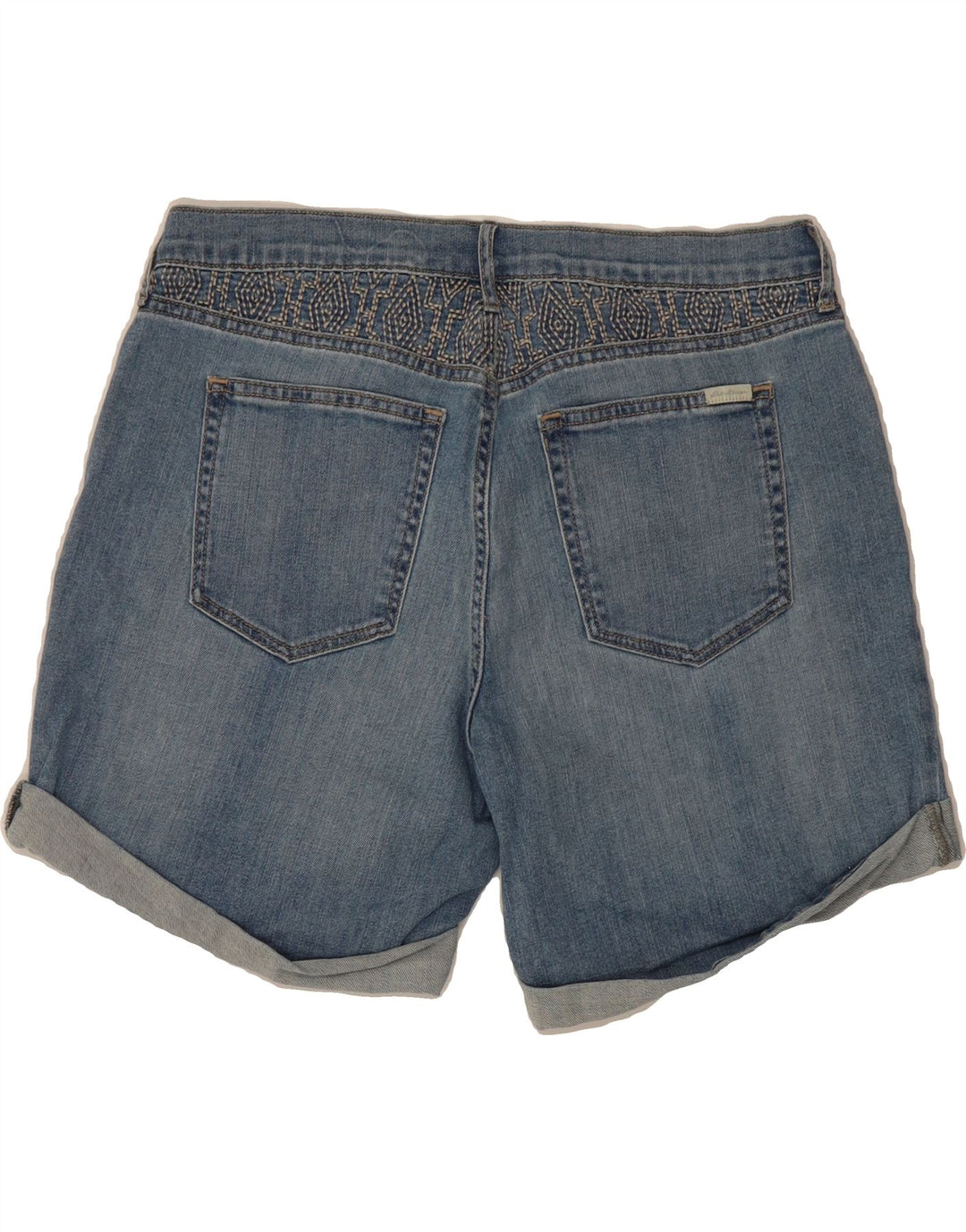 EDDIE BAUER Womens Boyfriend Denim Shorts US 12 Large W36 Blue Vintage Eddie Bauer and Second-Hand Eddie Bauer from Messina Hembry 