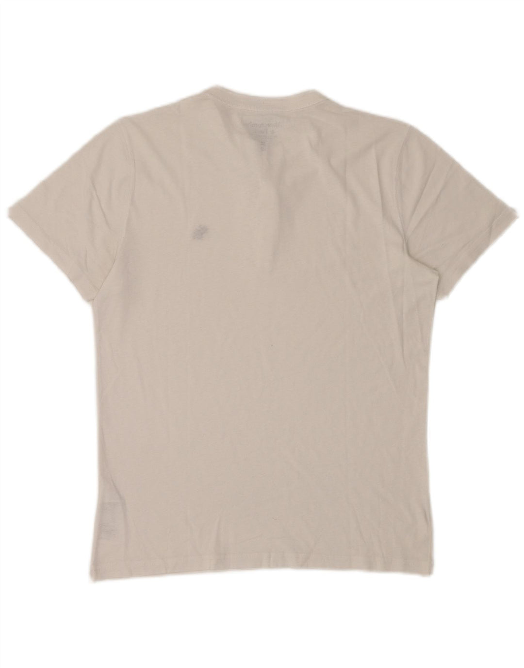 ABERCROMBIE & FITCH Mens T-Shirt Top Medium White Cotton
