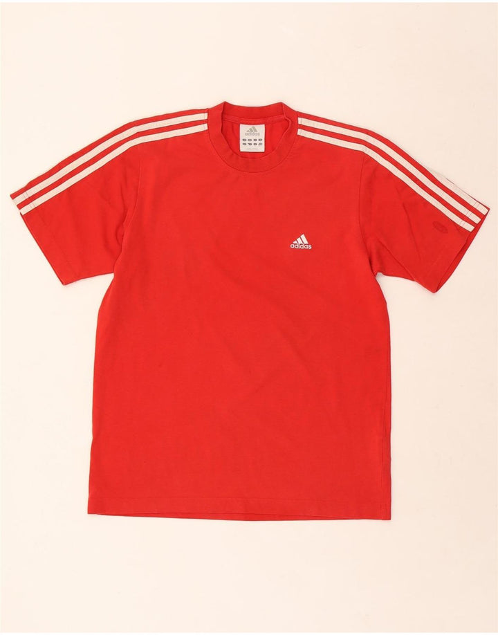 ADIDAS Mens T-Shirt Top Small Red Cotton Vintage Adidas and Second-Hand Adidas from Messina Hembry 