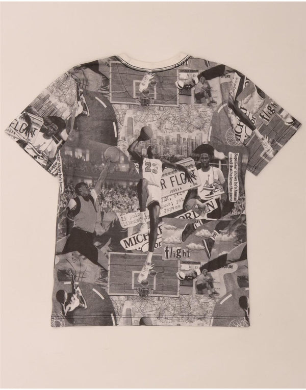 Jordan Boys Graphic T-Shirt Top 13-14 Years XL Grey Cotton