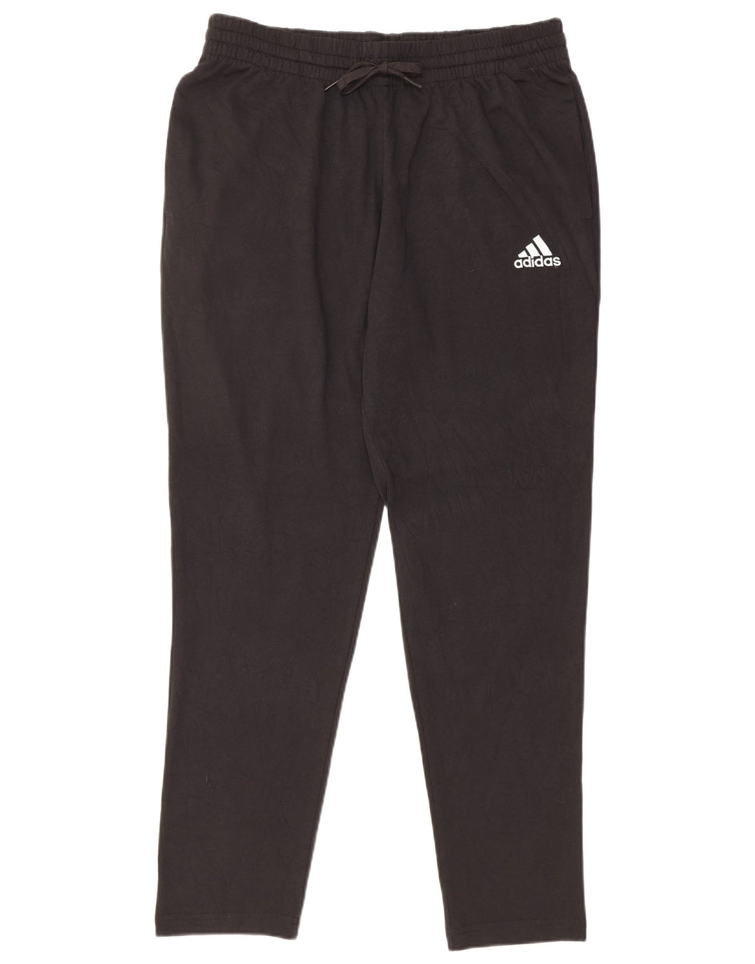 ADIDAS Mens Tracksuit Trousers Large  Black Cotton