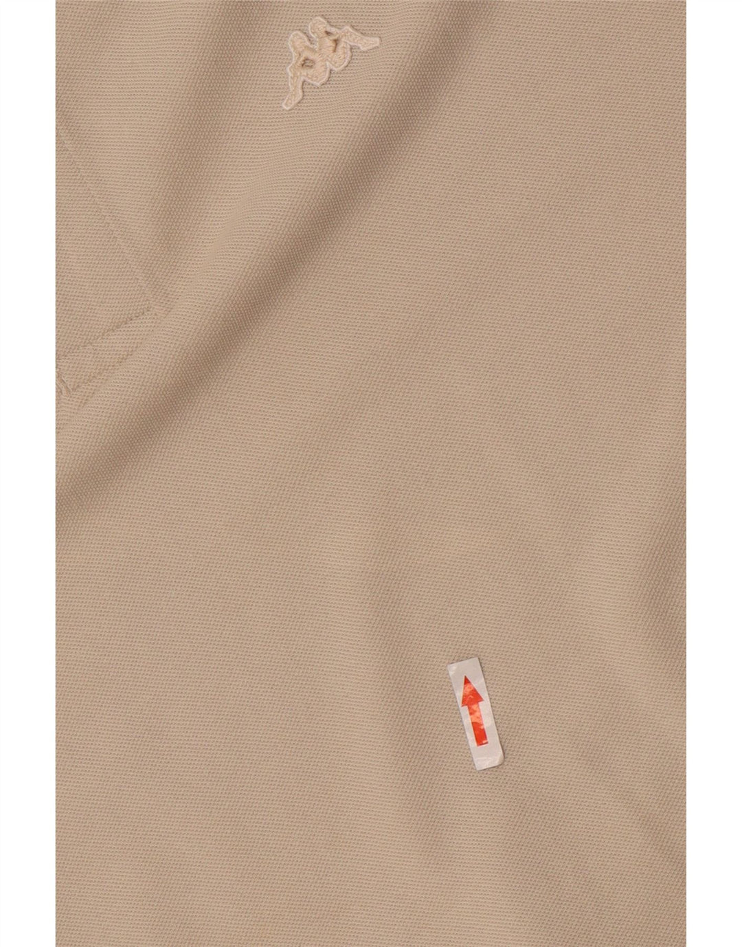 Kappa Mens Polo Shirt 2XL Beige Cotton