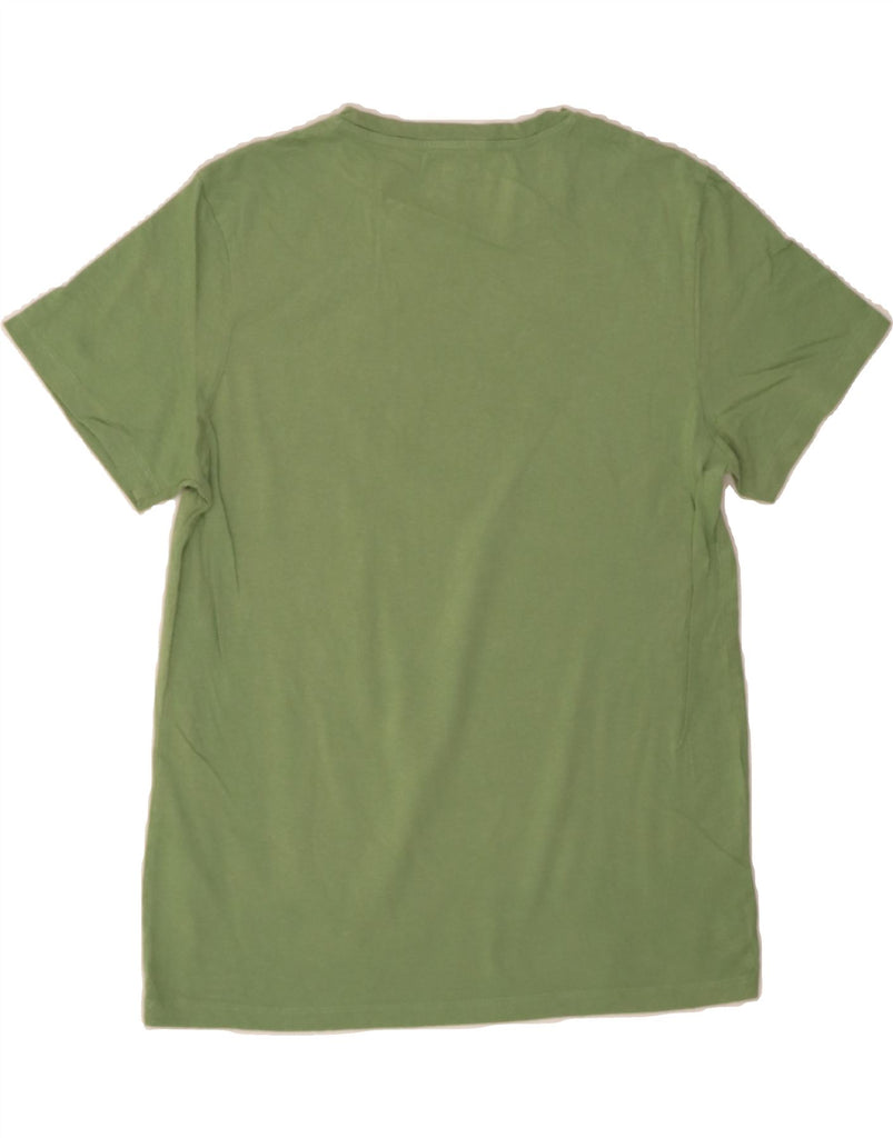 JACK & JONES Mens Core Graphic T-Shirt Top Small Green Cotton Vintage Jack & Jones and Second-Hand Jack & Jones from Messina Hembry 