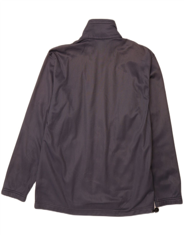 ASICS Mens Tracksuit Top Jacket Small Navy Blue Polyester