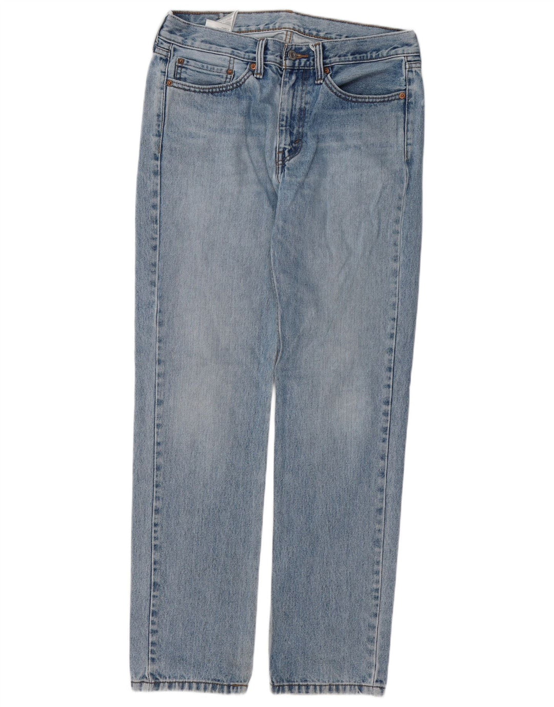 LEVI'S Mens 514 Straight Jeans W32 L32 Blue Cotton