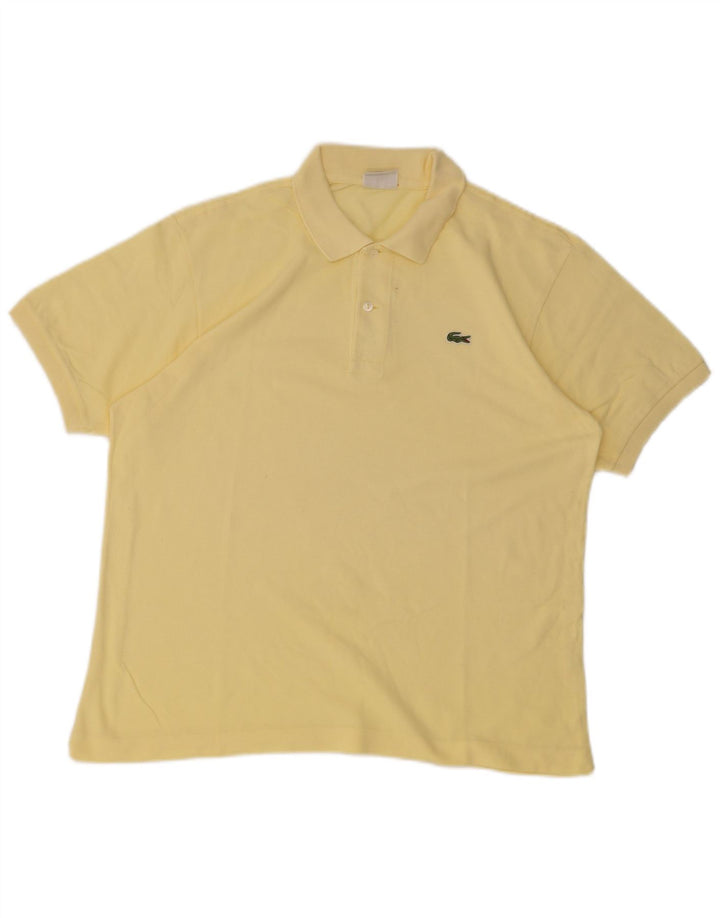 Lacoste Mens Polo Shirt Size 5 Large Yellow