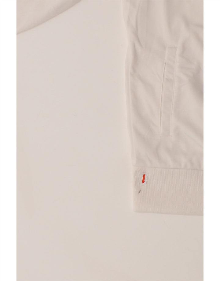 PUMA Womens Tracksuit Top Jacket UK 16 Large  White Polyester Vintage Puma and Second-Hand Puma from Messina Hembry 