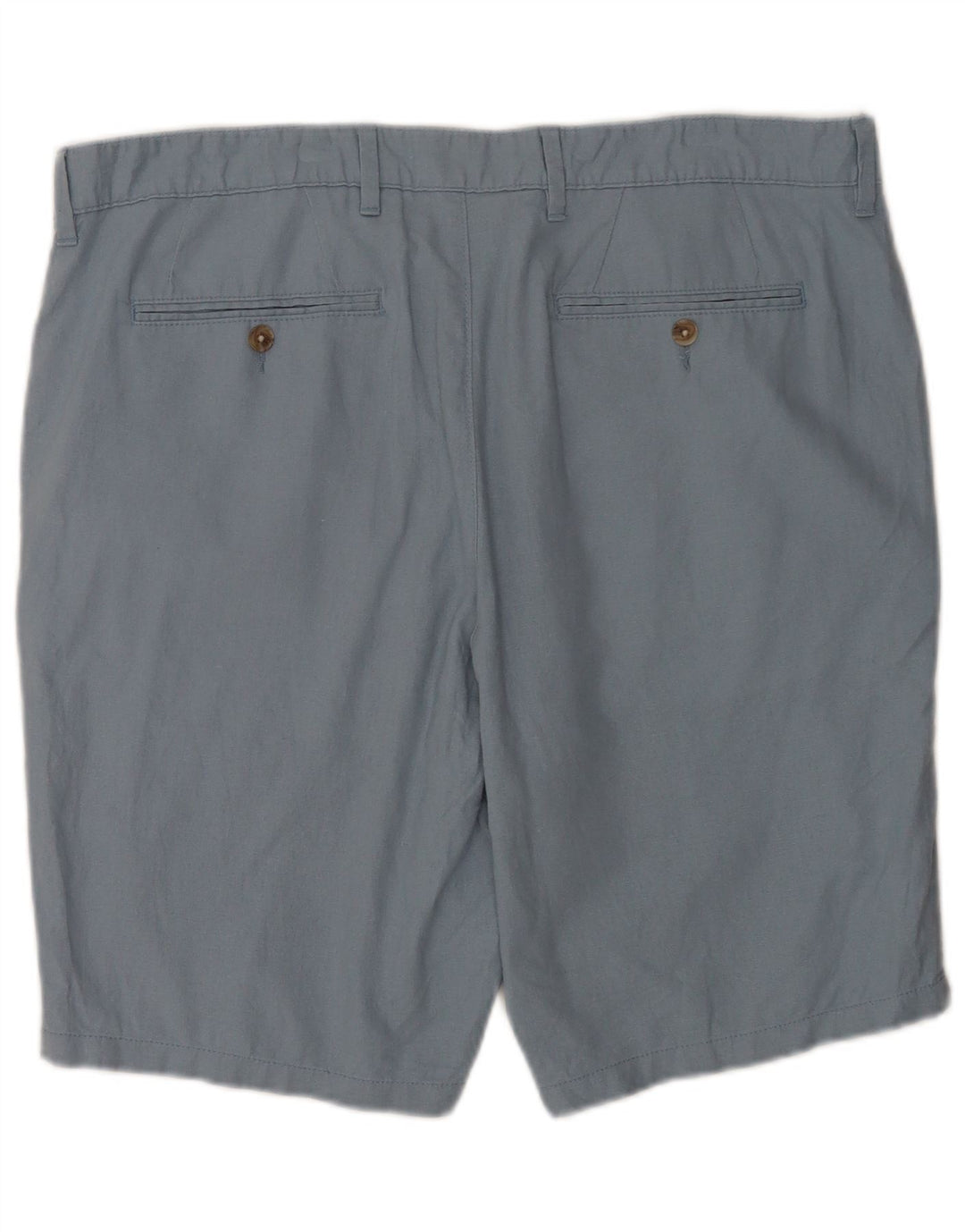 Marks & Spencer Mens Chino Shorts W40 XL Blue Linen
