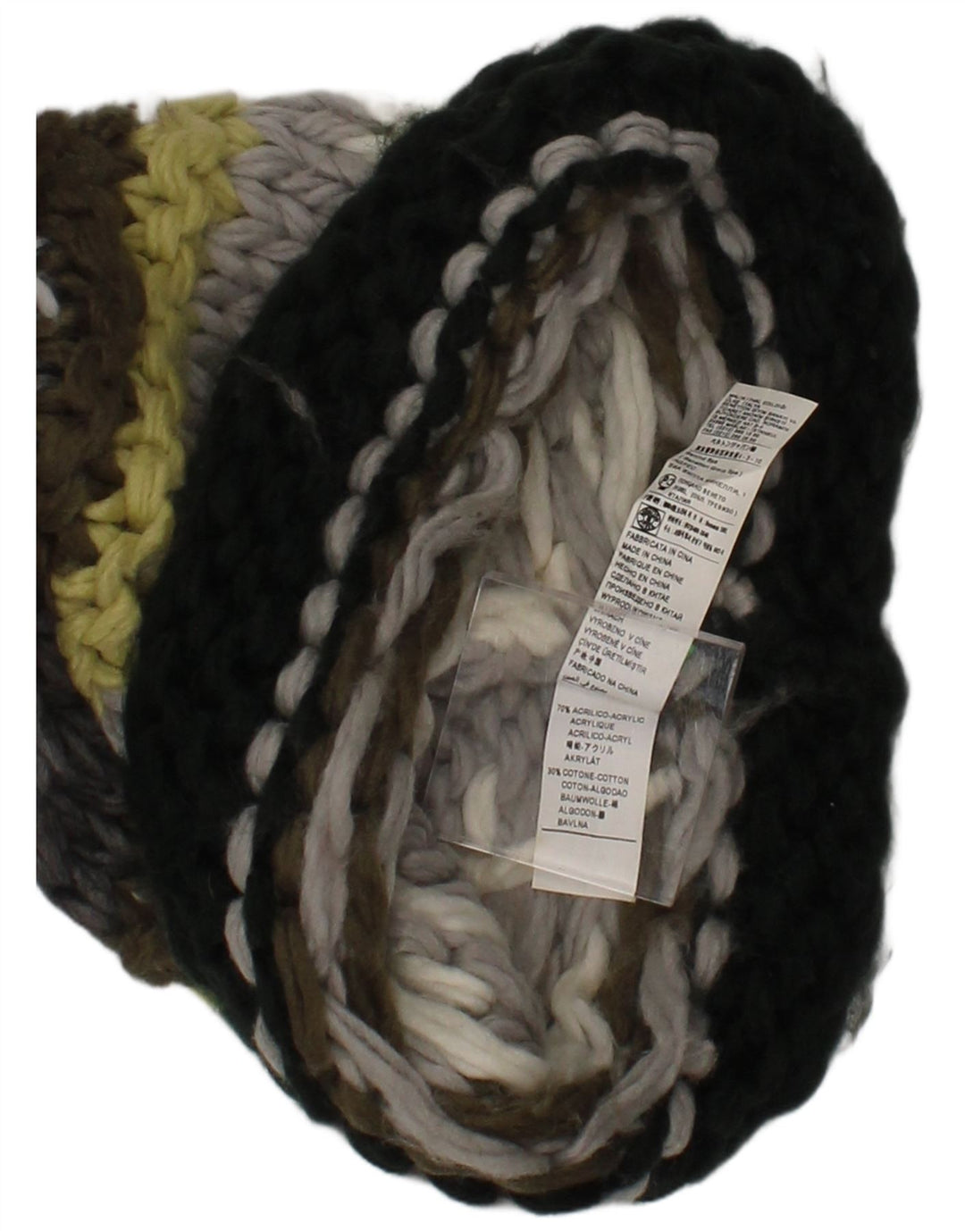 United Colors of Benetton Womens Bobble Hat Small Multicoloured Winter