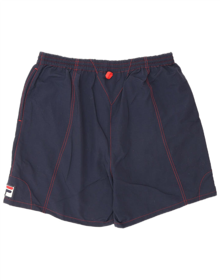 Fila Mens Sport Shorts XL Navy Blue Nylon