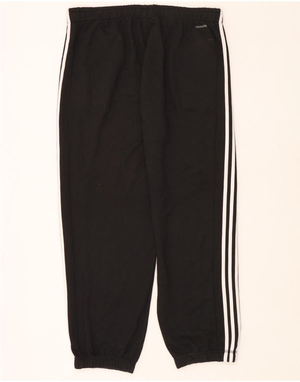 Adidas Mens Climalite Tracksuit Trousers Joggers XL Black Polyester