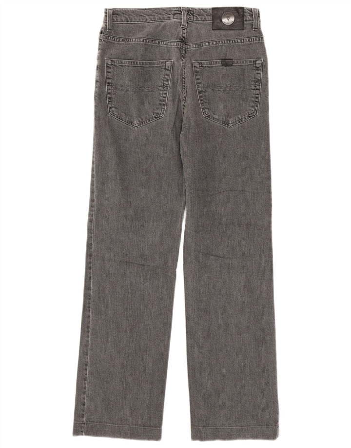 Trussardi Mens Straight Jeans W30 L30 Grey Cotton