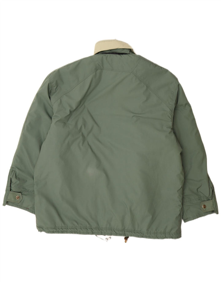 Vintage Mens Padded Jacket UK 42 XL Green