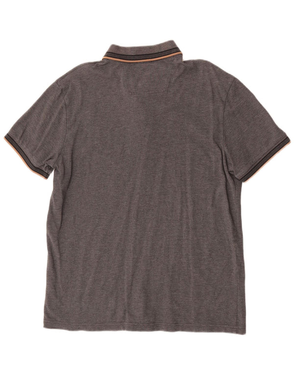 Hugo Boss Mens Regular Fit Polo Shirt XL Grey Cotton