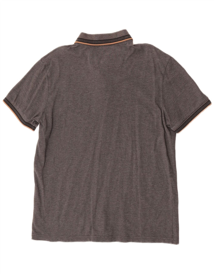 Hugo Boss Mens Regular Fit Polo Shirt XL Grey Cotton