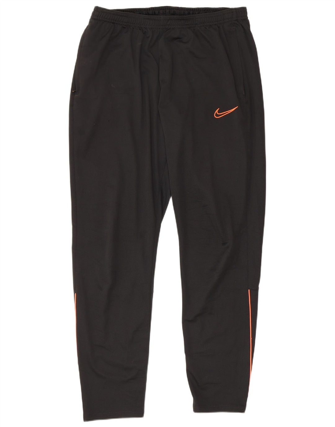 Nike Womens Dri Fit Tracksuit Trousers UK 16 Large Black Polyester
