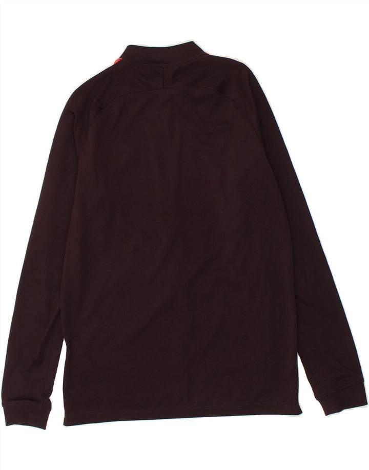 NIKE Boys Dri Fit Tracksuit Top Jacket 13-14 Years XL  Burgundy Polyester Vintage Nike and Second-Hand Nike from Messina Hembry 