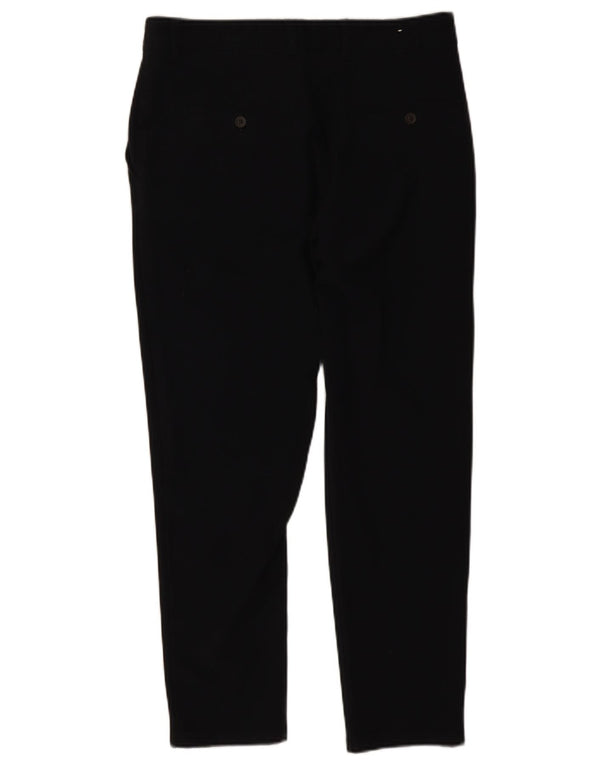 Zara Mens Slim Chino Trousers EU 42 Large W32 L27 Black Polyester