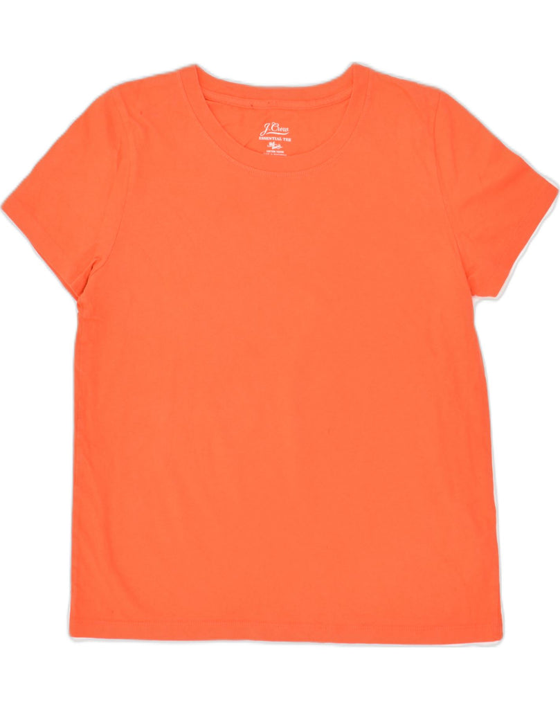 J. CREW Womens T-Shirt Top UK 10 Small Orange Cotton | Vintage J. Crew | Thrift | Second-Hand J. Crew | Used Clothing | Messina Hembry 