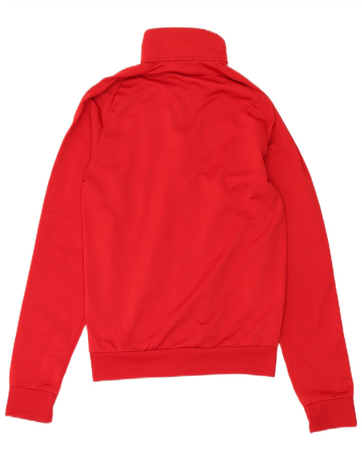 ADIDAS Mens Tracksuit Top Jacket XS Red Polyester
