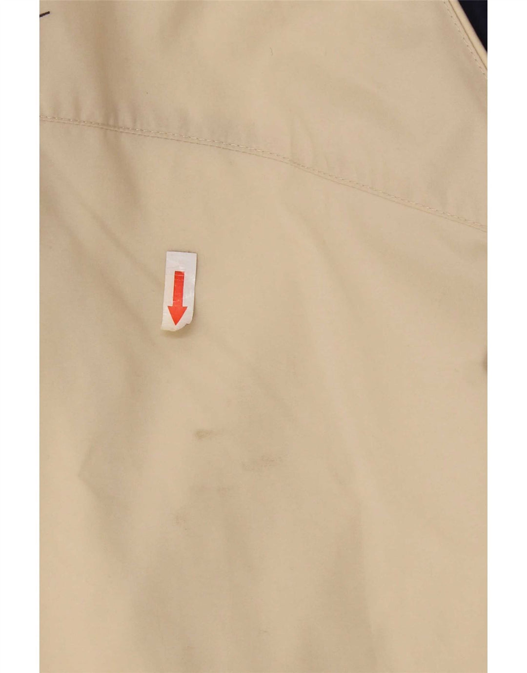 Nike Mens Tracksuit Top Jacket UK 47/48 2XL Beige Colourblock Polyester