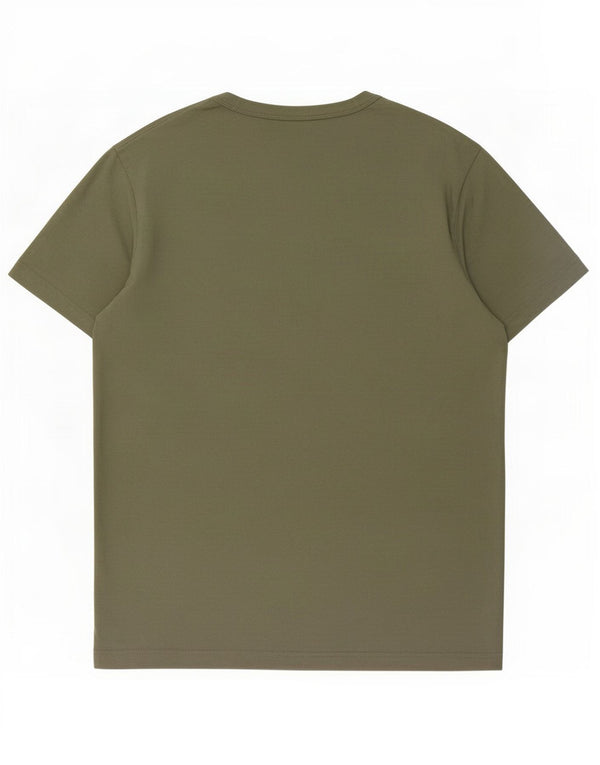 Champion Mens T-Shirt Top Large Khaki Cotton