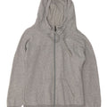 PUMA Womens Zip Hoodie Sweater UK 12 Medium Grey