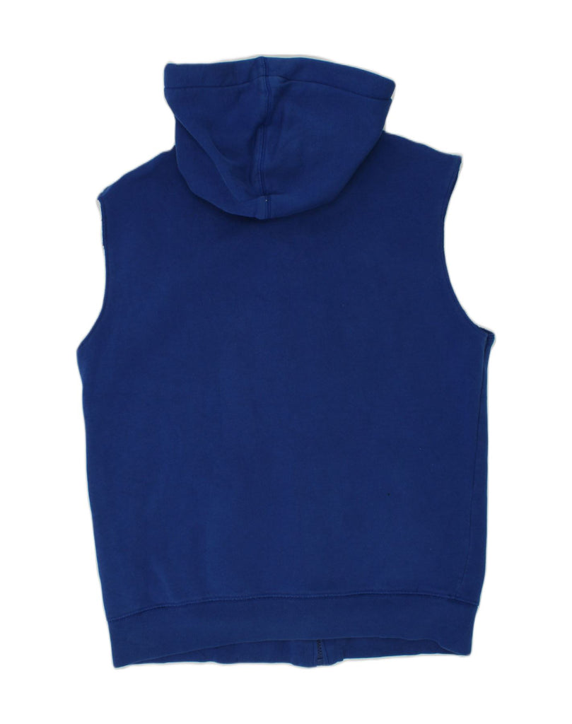 GAP Boys Graphic Sleeveless Zip Hoodie Sweater 11-12 Years Blue Cotton | Vintage Gap | Thrift | Second-Hand Gap | Used Clothing | Messina Hembry 