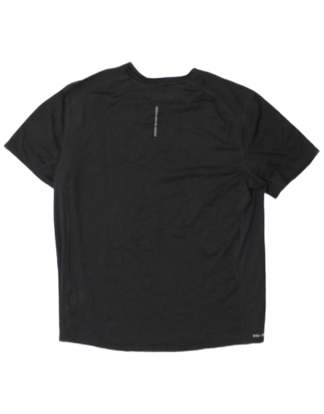 Nike Mens Dri Fit T-Shirt Top Large Black Polyester