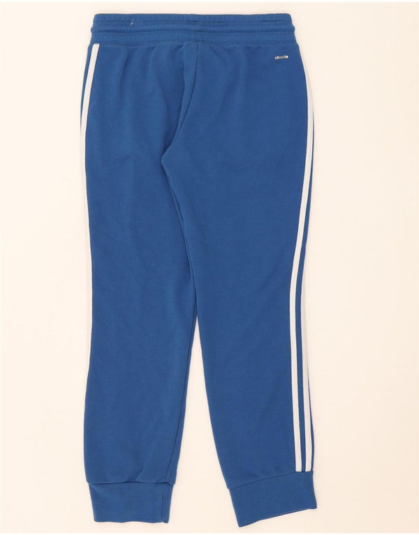 Adidas Womens Climalite Tracksuit Trousers Joggers UK 12/14 Medium Blue