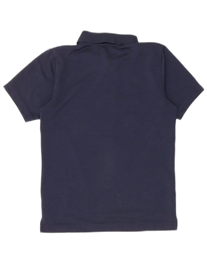 Dickies Boys Polo Shirt 10-11 Years Medium Navy Blue Polyester