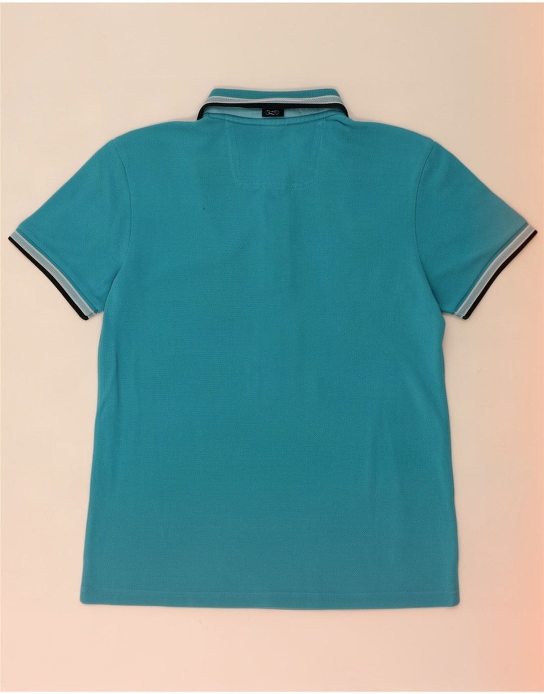 Hugo Boss Mens Regular Fit Polo Shirt Medium Blue Striped