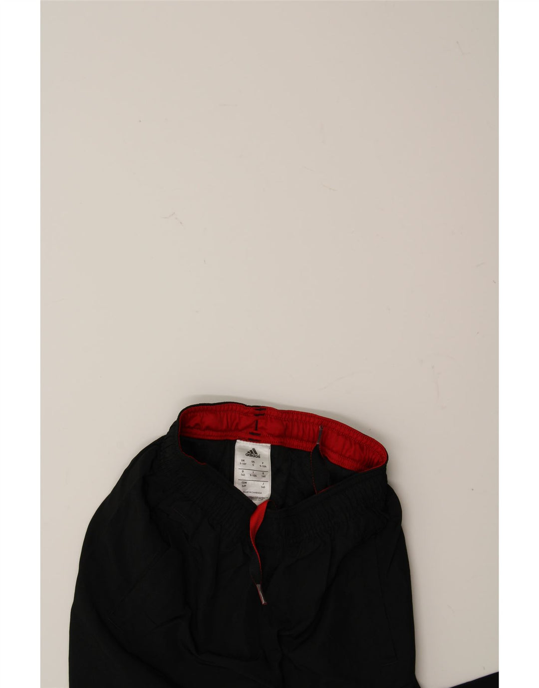ADIDAS Boys Tracksuit Trousers Joggers 9-10 Years  Black Polyester Vintage Adidas and Second-Hand Adidas from Messina Hembry 