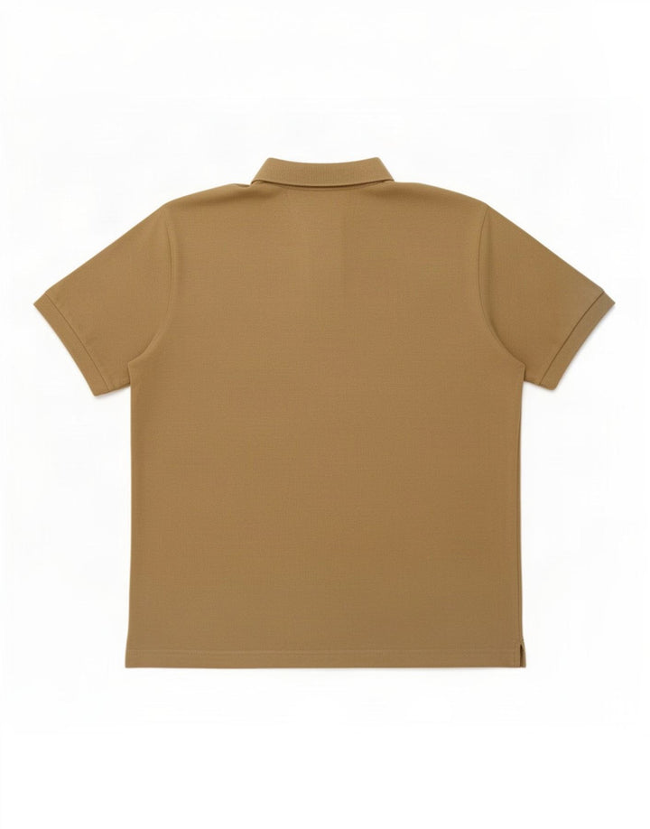 Kappa Mens Polo Shirt Large Beige Cotton
