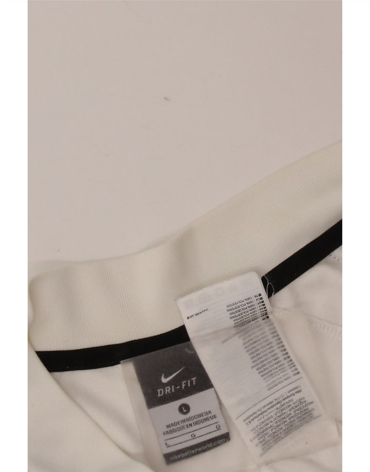 Nike Mens Inter Milan Tracksuit Top Jacket Large White Colourblock