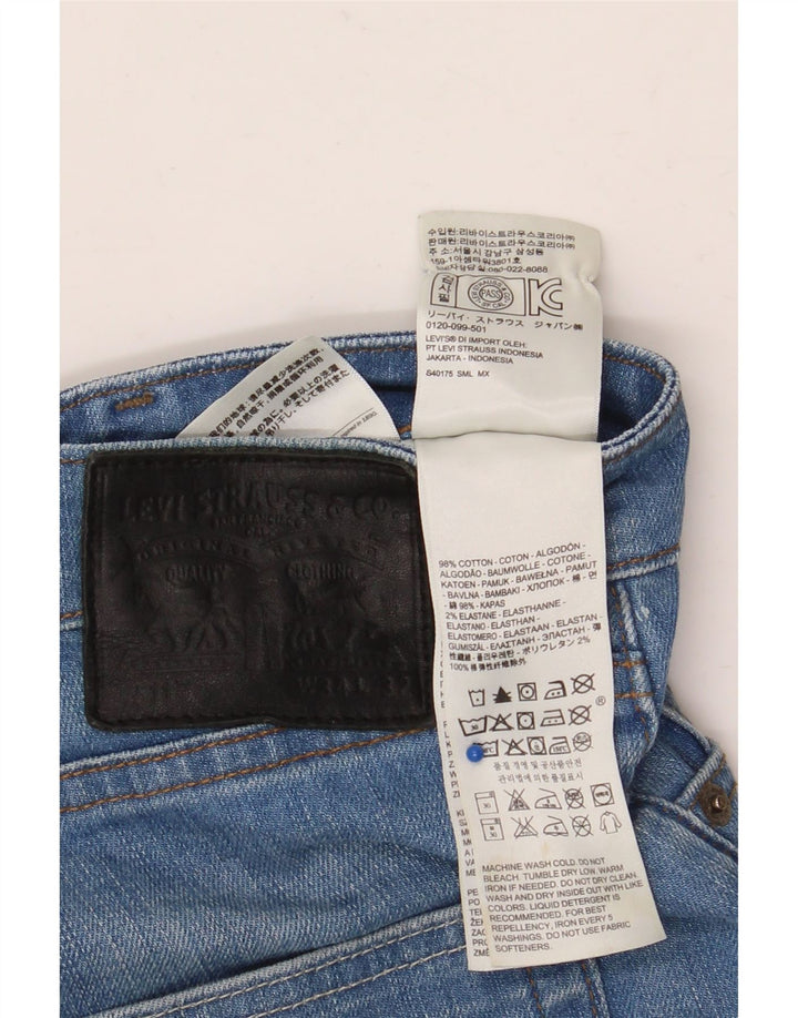 Levi's Mens 511 Slim Jeans W34 L32 Blue Cotton