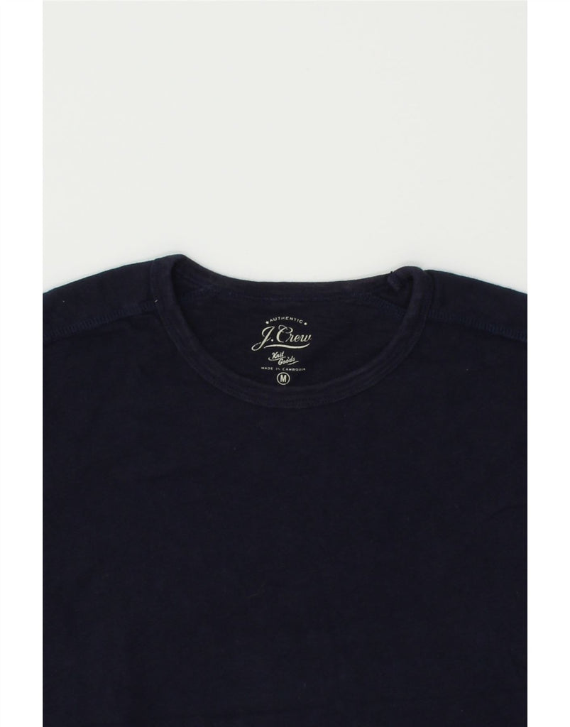 J. CREW Womens T-Shirt Top UK 14 Medium Navy Blue Cotton | Vintage J. Crew | Thrift | Second-Hand J. Crew | Used Clothing | Messina Hembry 