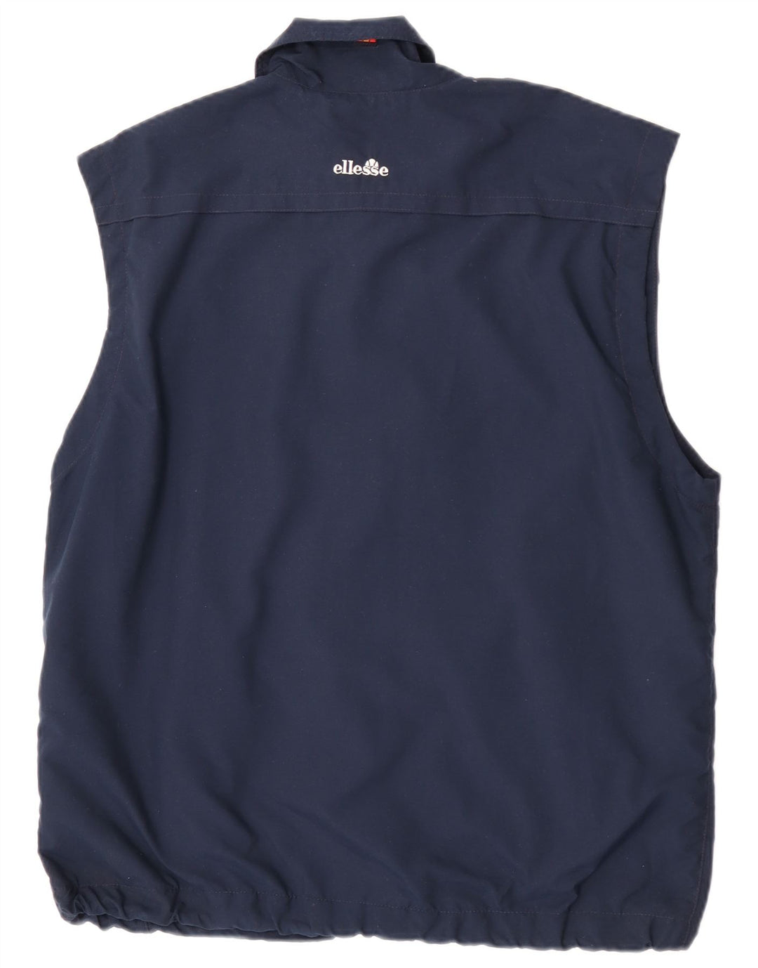 Ellesse Mens Sleeveless Tracksuit Top Jacket IT 52 Large Navy Blue