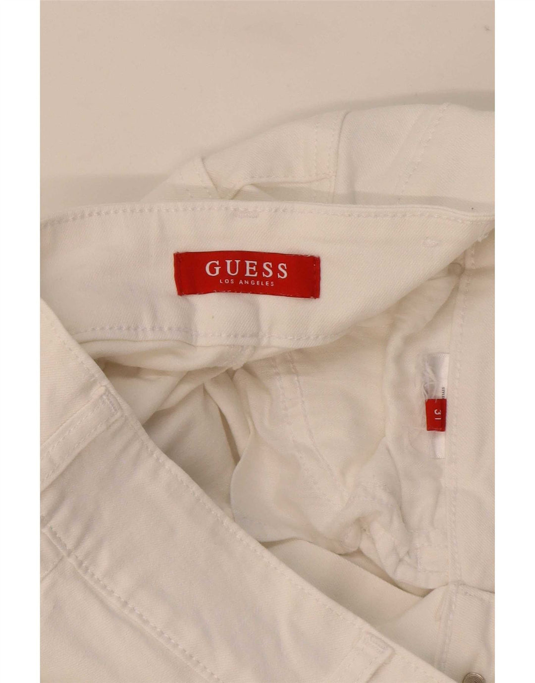 Guess Womens Slim Jeans W31 L32 White