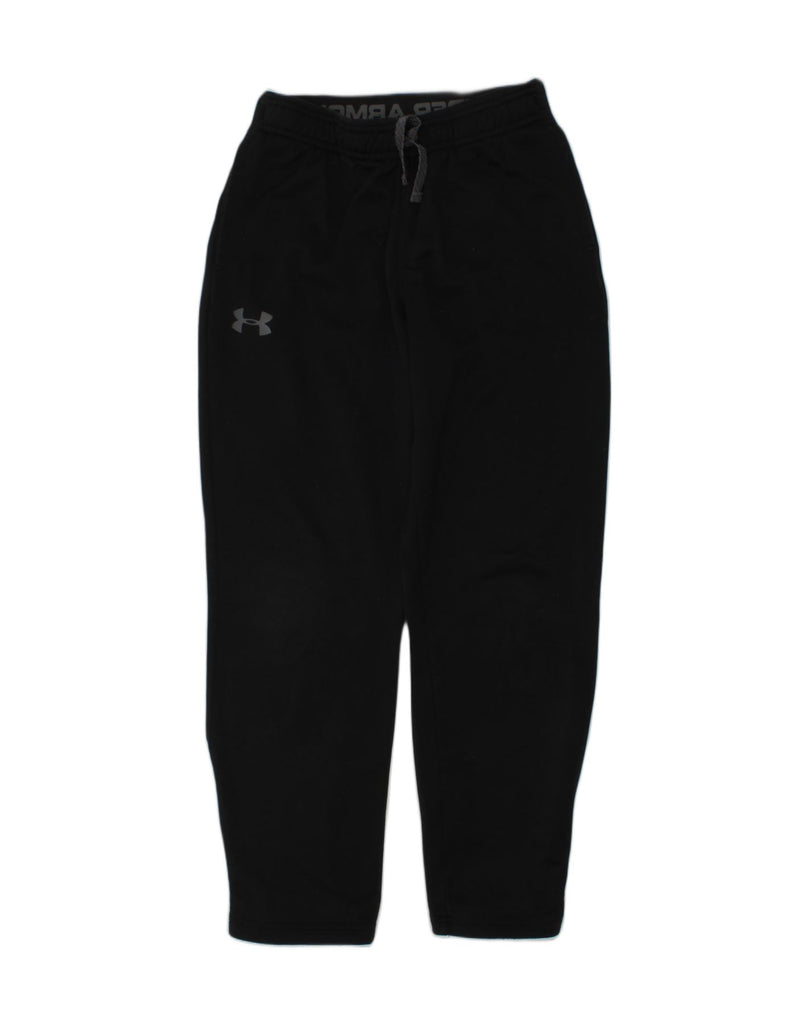 UNDER ARMOUR Boys Tracksuit Trousers 10-11 Years Black Polyester | Vintage Under Armour | Thrift | Second-Hand Under Armour | Used Clothing | Messina Hembry 