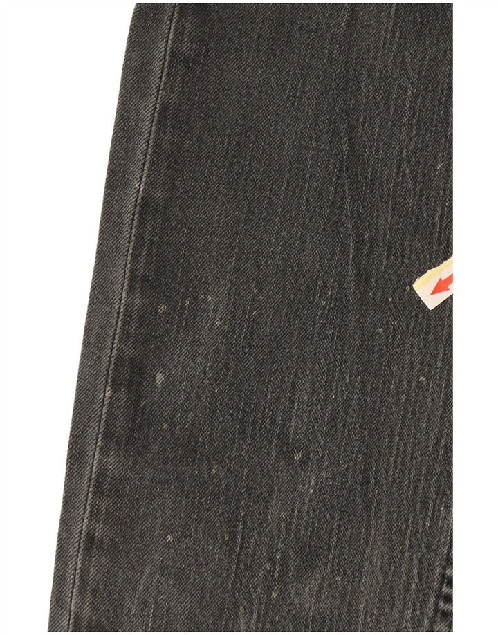 Levi's Womens Straight Jeans W31 L29 Grey Cotton