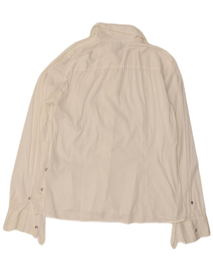 Murphy & Nye Womens Shirt Blouse UK 16 Large White Cotton